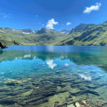 Lac bleu de l'Esponne